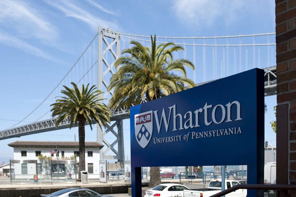 San Francisco Wharton Campus Sign